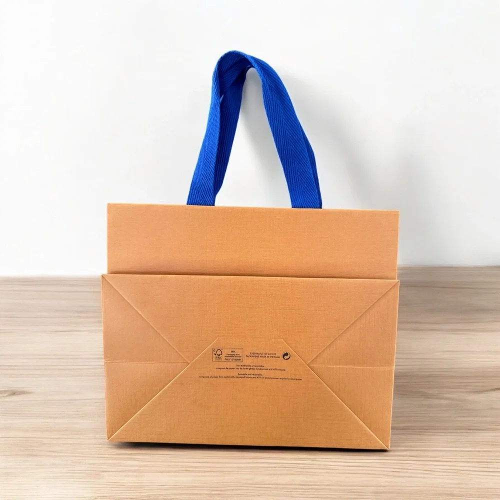 Authentic Louis Vuitton Orange Gift Bag